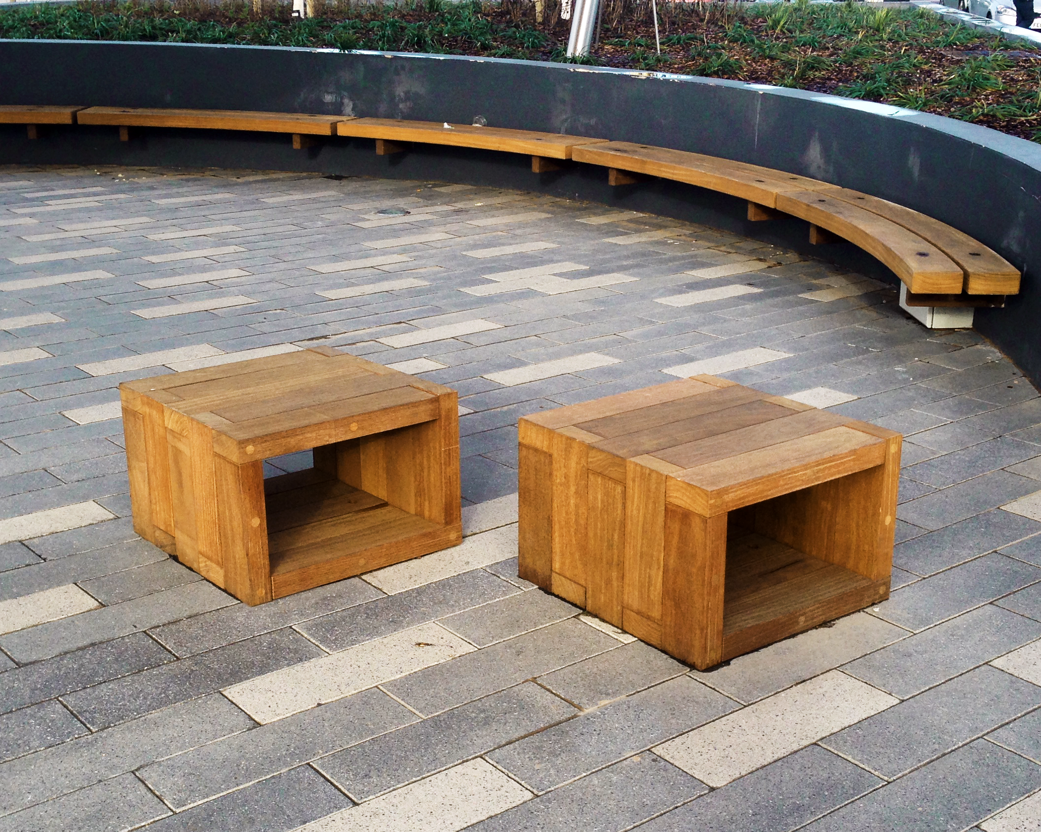 Modular Seating Block Woodscape Street Furniture