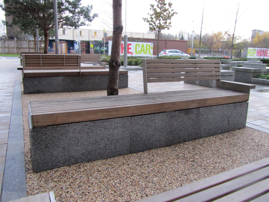 first street manchester hardwood seating and steps