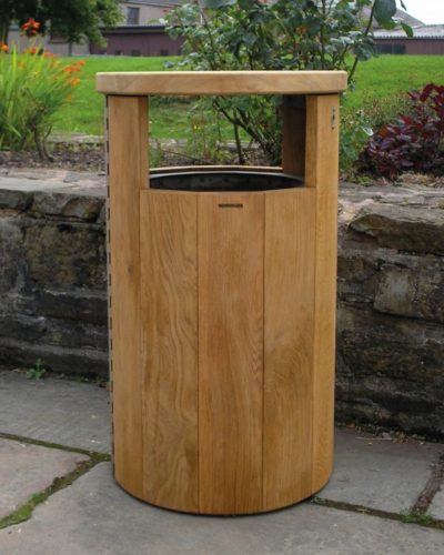 LBR 90 Round Lockable Litter Bin